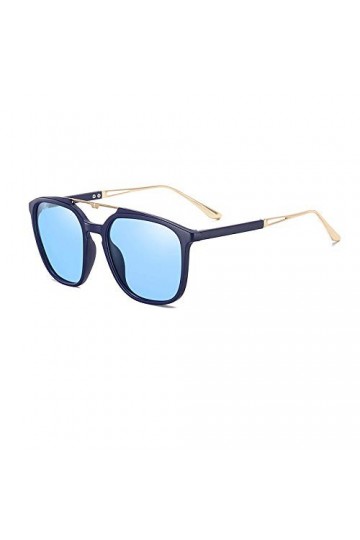 QINGZHOU Lunettes De Soleil,Lunettes De Soleil Polarisées À Grande Monture Lunettes De Soleil Mode Homme Et Femme Lunettes De