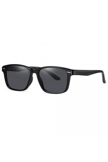 QINGZHOU Lunettes De Soleil,Lunettes De Soleil Polarisées Pour Hommes Et Femmes Lunettes De Soleil Tendance À Monture Carrée,