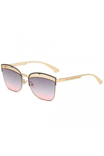 QINGZHOU Lunettes de Soleil,Lunettes de soleil pour femmes, mode, maille métallique, technologie décorative, tendance, lunett
