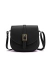 FANDARE Rétro Sac à bandoulière Femme Sac a Main en PU Cuir Sacs Portés épaule Sacoche Besace Messenger Bag Sacs pour Télépho