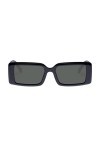 Le Specs Lunettes de soleil The IMPECCABLE ALT Fit pour femme et homme Forme rectangulaire avec protection UV, Vert mono/noir