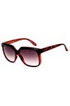 Italia Independent 0919-HAV-053 Lunettes de Soleil Femme, Multicolore Rojo/Noir , 57