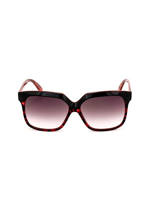 Italia Independent 0919-HAV-053 Lunettes de Soleil Femme, Multicolore Rojo/Noir , 57