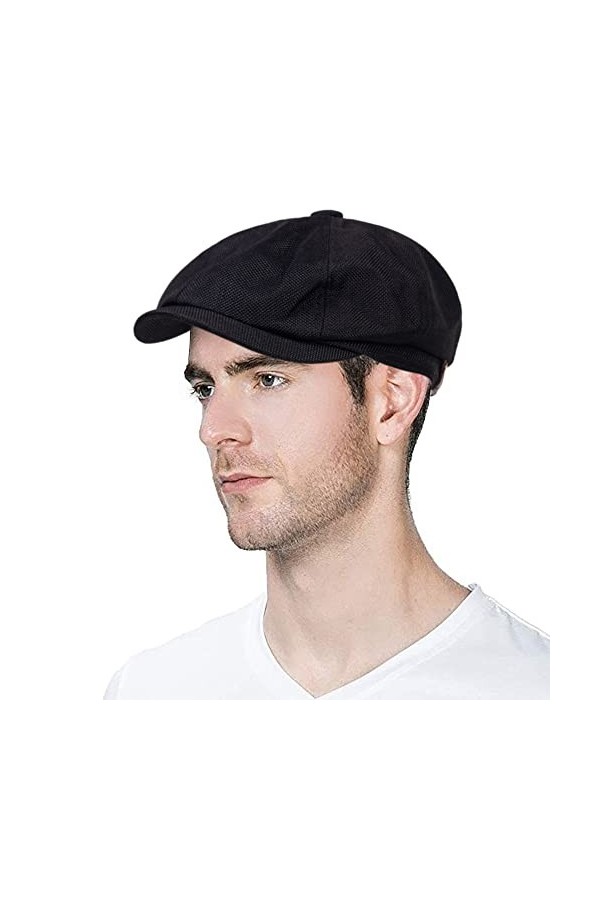 Mode décontracté respirant gavroche chapeau printemps automne rétro béret chapeaux marée sauvage chapeaux unisexe simple casq