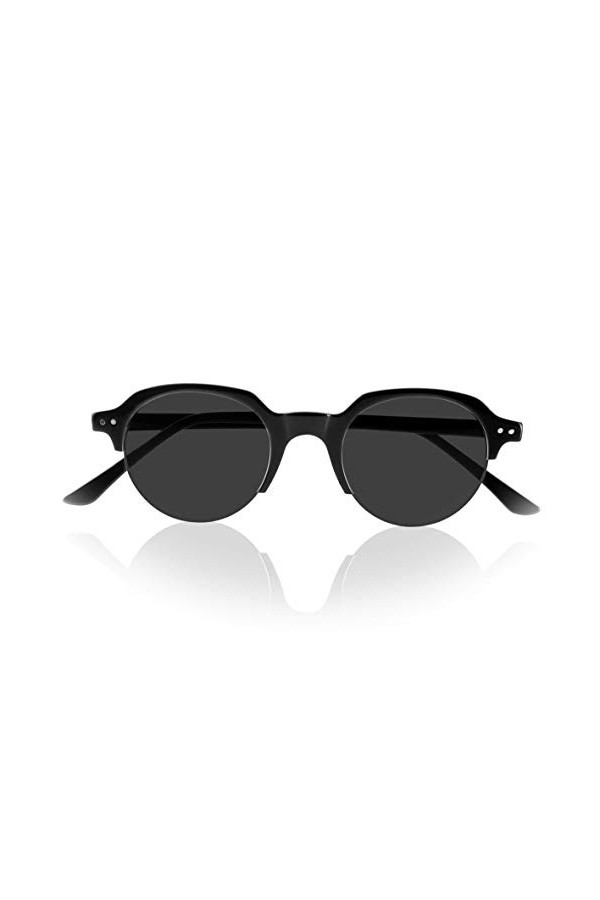 Foreyever Incomplete Lunettes de Soleil, Nero, 46 Mixte