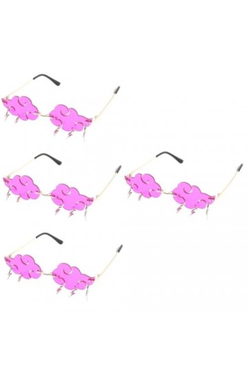 Abaodam 4 Pièces Pas De Lunettes De Soleil Enfants Lunettes Claires Lunettes De Soleil Claires Pour Femmes Lunettes De Mode P