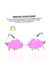 Abaodam 4 Pièces Pas De Lunettes De Soleil Enfants Lunettes Claires Lunettes De Soleil Claires Pour Femmes Lunettes De Mode P