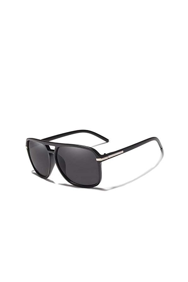 Wijider des Lunettes De Soleil Homme,Lunettes De Soleil en Aluminium Polarisées Lunettes De Soleil pour Hommes Grande Taille 
