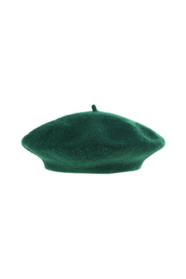 La Vogue Femme Béret Automne-Hiver Bonnet Unisexe Tour De Tête58cm Vert