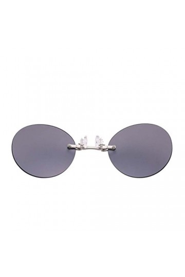 Dbtxwd Clip Nose Lunettes De Soleil, Rétro Lunettes De Soleil en Métal pour Les Hommes Et Les Femmes pour La Conduite De Spor