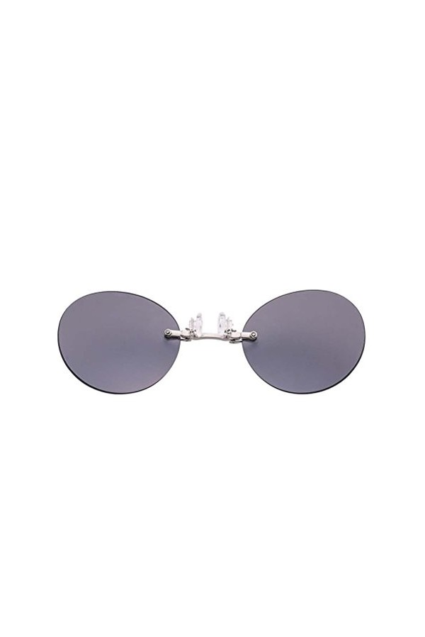 Dbtxwd Clip Nose Lunettes De Soleil, Rétro Lunettes De Soleil en Métal pour Les Hommes Et Les Femmes pour La Conduite De Spor