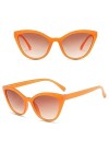 LHJCN Lunettes de Soleil Lunettes de Soleil de Luxe Femmes Luxe Vintage dégradé Lunettes de Soleil rétro Lunettes de Soleil F