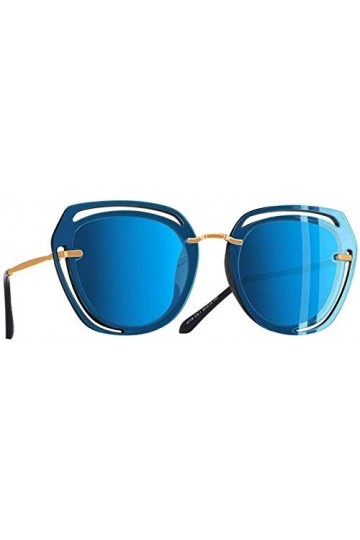 NIUASH Lunettes de Soleil polarisées Lunettes de Soleil carrées Mode féminine Cadre évidé Lunettes de Soleil polarisées Femme