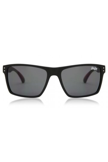 Superdy Kobe 104 Lunettes de Soleil en Plastique Noir Mat, Noir Mat., 57mm eyesize