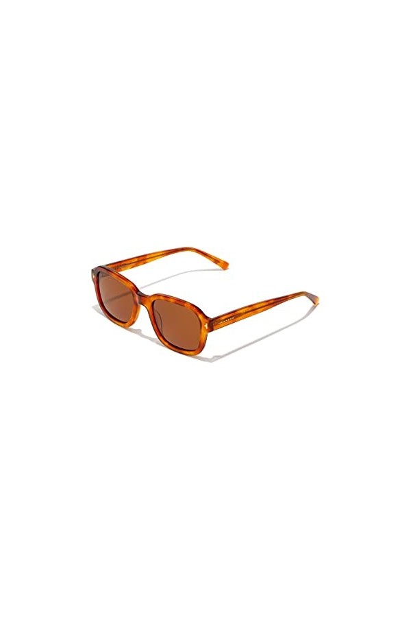 HAWKERS Twist Lunettes de Soleil, Solid Caramel · Caramel Carey, Adulto Mixte