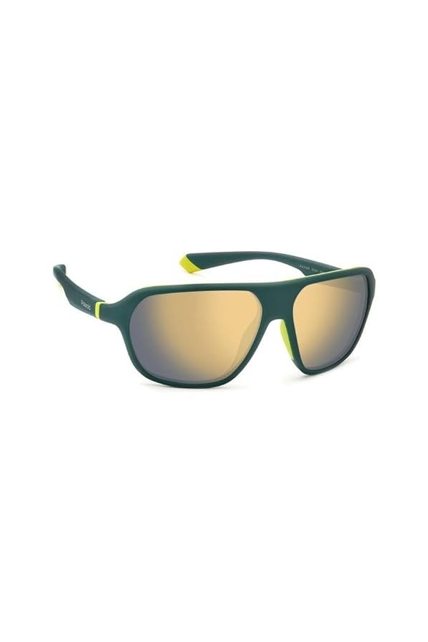 Polaroid PLD 2152/S 59/13/135 Unisex Adult Sunglasses, DLD/LM Matte Green, 59