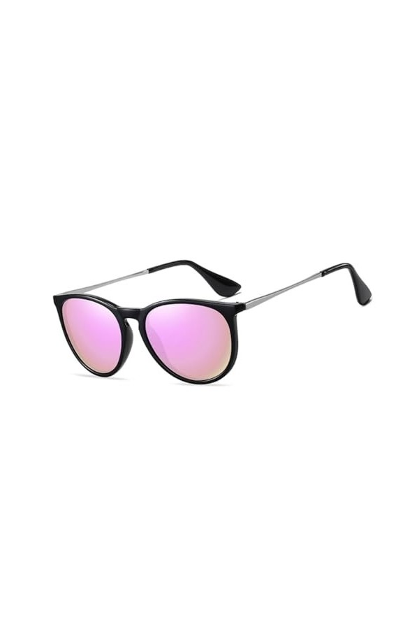 XNASU Lunettes de soleil femme miroir lunettes ombre lunettes de soleil polarisées femmes hommes rétro vintage œil de chat, n