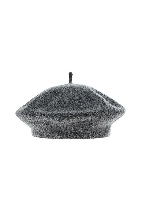 EOZY Béret Femme Vintage Élégant Chaud Automne Hiver Outdoor Chapeau de Peintre Souple Classique Casuel 58cm Blanc 