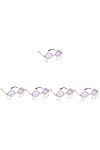 Toddmomy 5 Paires Nuage Lunettes De Soleil Mignon Lunettes De Soleil Cool Lunettes De Soleil pour Décor Vintage 90S Disco Lun