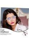 Toddmomy 5 Paires Nuage Lunettes De Soleil Mignon Lunettes De Soleil Cool Lunettes De Soleil pour Décor Vintage 90S Disco Lun