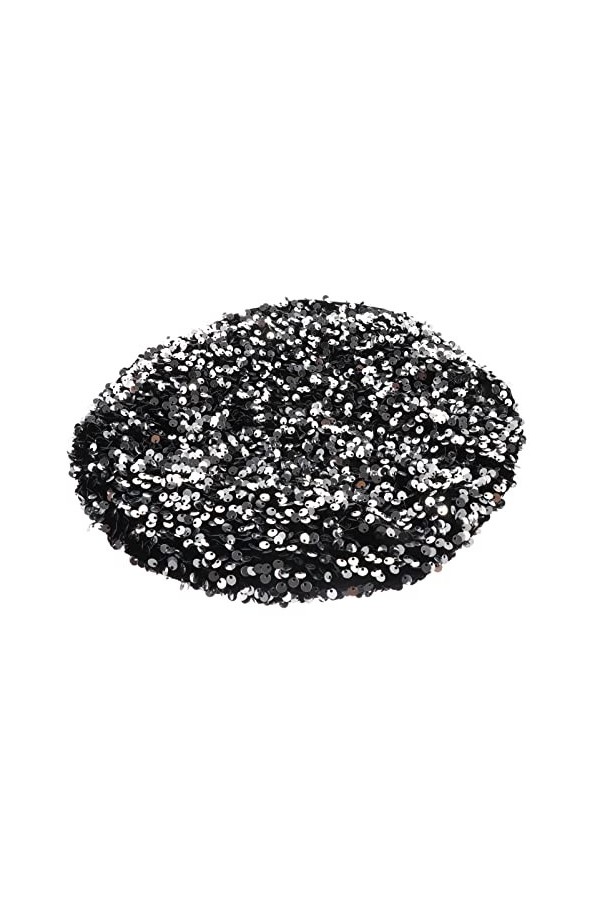 VALICLUD Bérets pour Les Femmes Brillant Paillettes Béret Chapeau Béret Casquette pour La Performance Danse Fête Déguisement