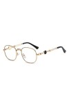 HCHES Lunettes de soleil carrées hommes femmes Vintage voyage petit cadre Punk conduite lunettes de soleil lunettes en métal,