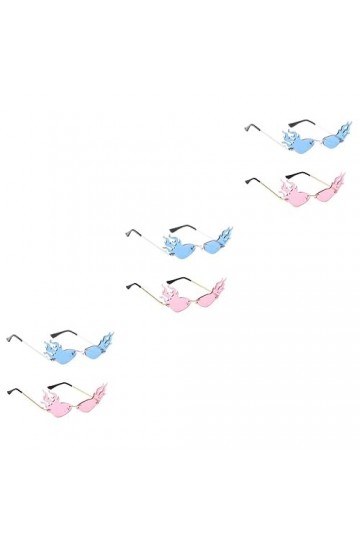 SOIMISS 6 Pièces Des Lunettes Branché Lunettes De Soleil De Mode Pour Femmes Feu Lunettes De Soleil Femme Tendance Lunettes D