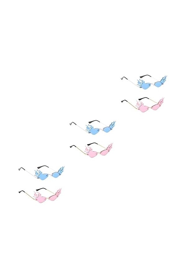 SOIMISS 6 Pièces Des Lunettes Branché Lunettes De Soleil De Mode Pour Femmes Feu Lunettes De Soleil Femme Tendance Lunettes D
