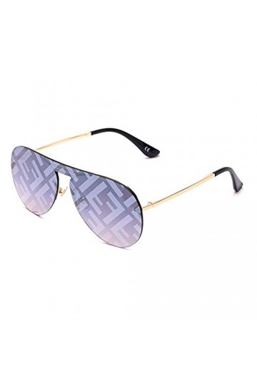BAJIE Lunettes de Soleil Lunettes de Soleil Femme Lunettes de Soleil Mode Femme Tide Frog Mirror
