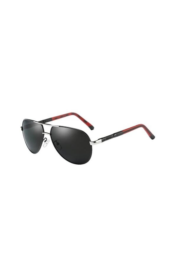 XNASU Lunettes de Soleil Polarisées Grande Taille Hommes Lunettes de Soleil Revêtement Lentille Grandes Nuances de Conduite p
