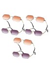 GALPADA 6 Pièces Des Lunettes De Soleil Lunettes De Soleil De Mode Pour Femmes Lunettes De Soleil Tendance Pour Femmes Lunett