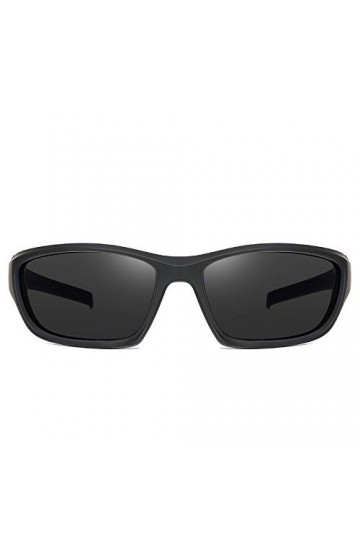 jzhi Lunettes de Soleil Lunettes de Soleil polarisées Hommes Femmes Conduite carré Cadre Noir Lunettes de Soleil Lunettes de 