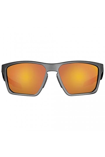 Flying Fisherman Sandbar Lunettes de soleil rectangulaires polarisées Monture mate/Ambre Verres miroir Verres polarisés Recta