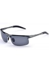 ZYIZEE Lunettes de Soleil Lunettes de Soleil polarisées Hommes Classiques Sports de Plein air Conduite Lunettes de Soleil UV4
