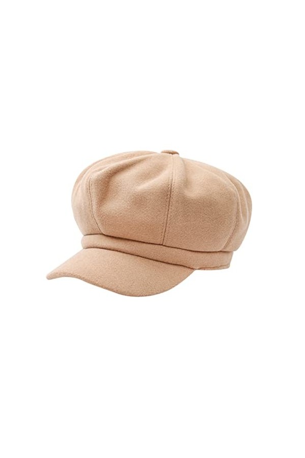 SOIMISS 1 Pc Baseball Mode Automne Chaud Filles Chapeau Culminé Plaine Casual Dame Gavroche pour Cap Cabbie Octogonal Élégant