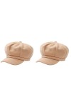 SOIMISS 1 Pc Baseball Mode Automne Chaud Filles Chapeau Culminé Plaine Casual Dame Gavroche pour Cap Cabbie Octogonal Élégant