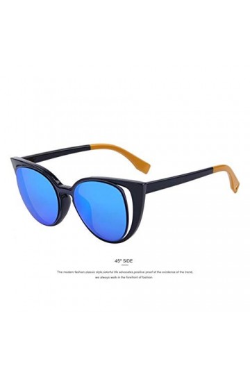 AUSUB Lunettes de Soleil Femme Retro Lunettes de Soleil Femme Femmes Oreilles Mode Lunettes de Soleil UV400 Couleur : C08 Le