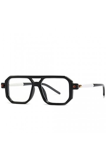 HPIRME Lunettes de soleil carrées rétro pour hommes Lunettes de soleil bloquant la lumière Lunettes de soleil femmes Vintage 