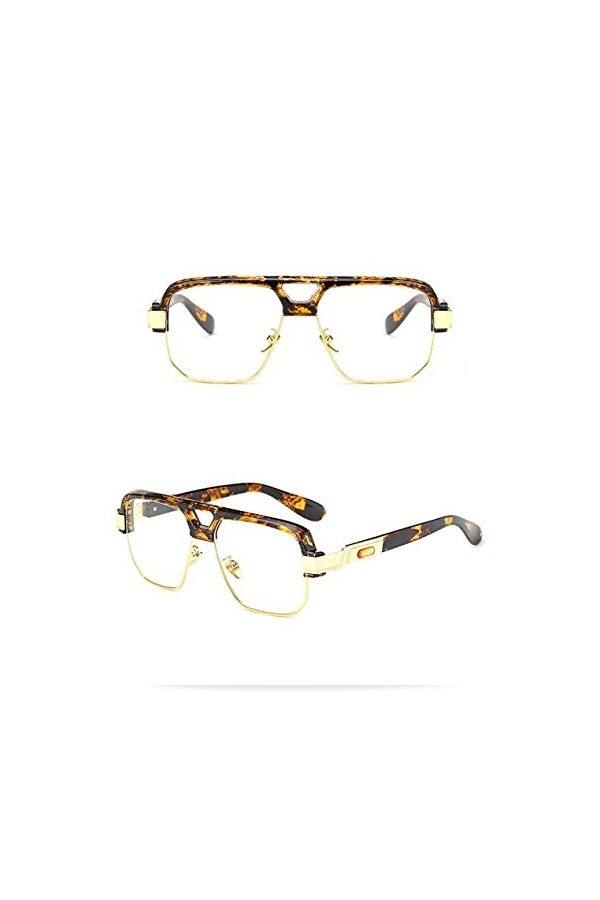 ZYIZEE Lunettes de Soleil Hommes Lunettes de Soleil carrées Femmes Lunettes de Soleil Homme Femme rétro coloré UV400 Lunettes