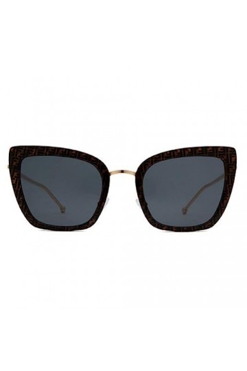 HPIRME Lunettes de soleil yeux de chat en métal femmes lunettes de soleil punk vintage hommes lunettes, 4, taille unique