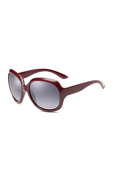 HCHES Femmes lunettes de soleil polarisées mode rétro cadre conduite femme lunettes Vintage miroir luxe femmes lunettes de so