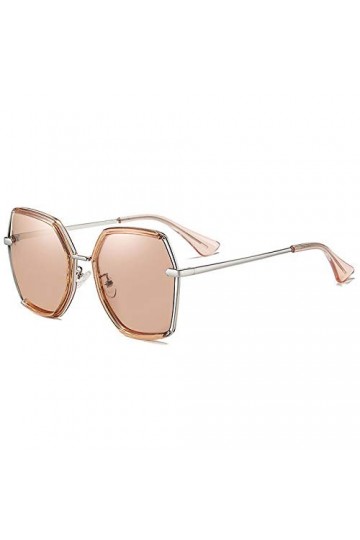 QINGZHOU Lunettes De Soleil,Lunettes de soleil polarisées de protection UV pour femmes, lunettes de soleil à monture carrée, 