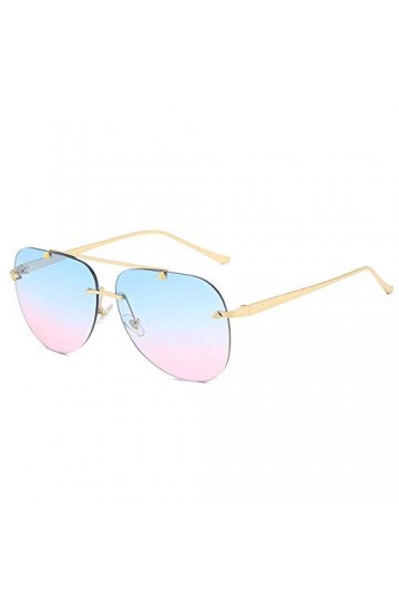QINGZHOU Lunettes De Soleil,Lunettes De Soleil À La Mode Pour Femmes, Lunettes De Soleil Aviateur À La Mode, Miroir Miroir, L