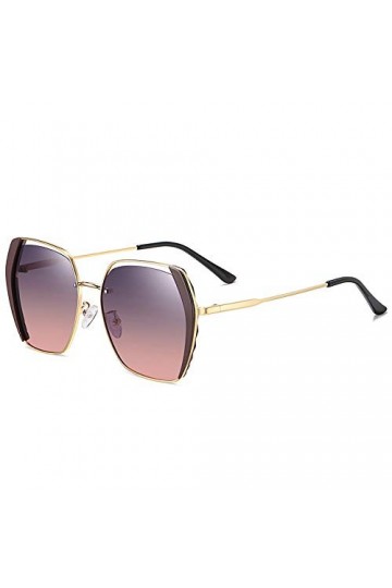 QINGZHOU Lunettes De Soleil,Lunettes de soleil polarisées pour femmes, lunettes de soleil tendance de personnalité, lunettes 
