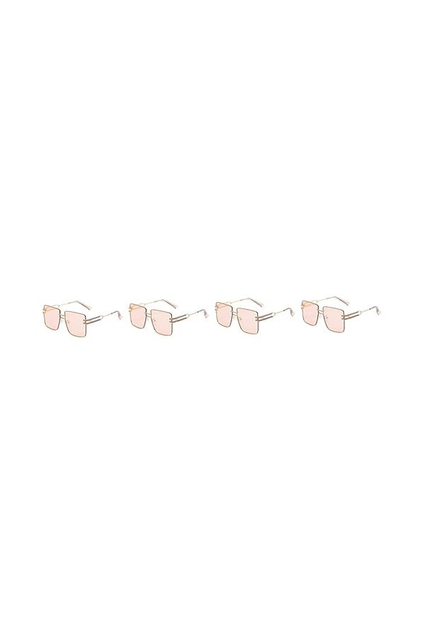 Toddmomy 4 Pièces Des Lunettes De Soleil Nuances Sans Monture Lunettes De Soleil Claires Lunettes De Soleil Pour Adolescents 
