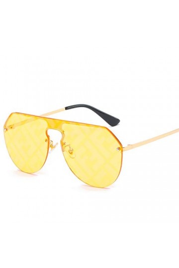 Lunettes de soleil, lunettes de soleil à lentille une pièce à la mode pour femmes, grand cadre, hommes et femmes, lunettes de