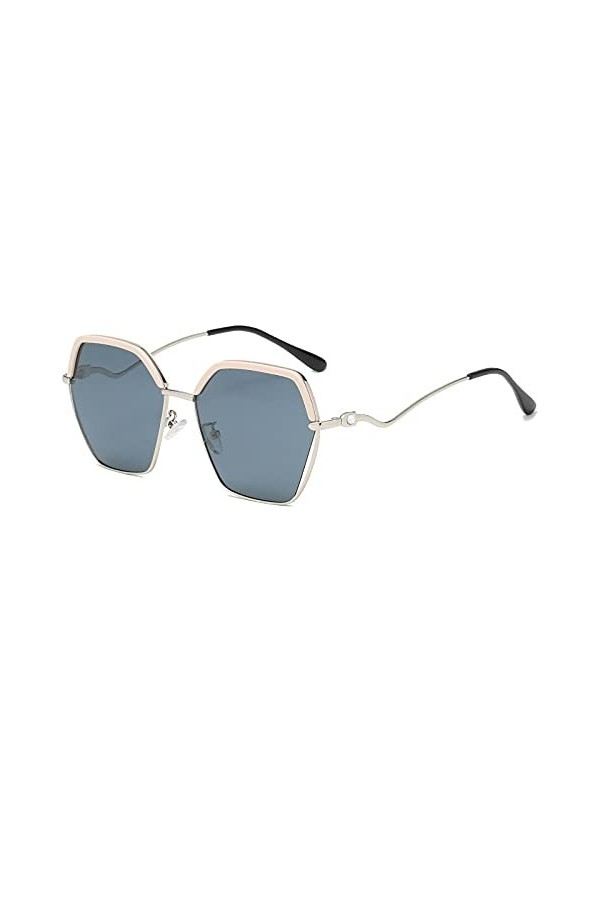 QINGZHOU Lunettes de Soleil,Lunettes de soleil pour femmes Lunettes polarisées à la mode pour les voyages en plein air Lunett