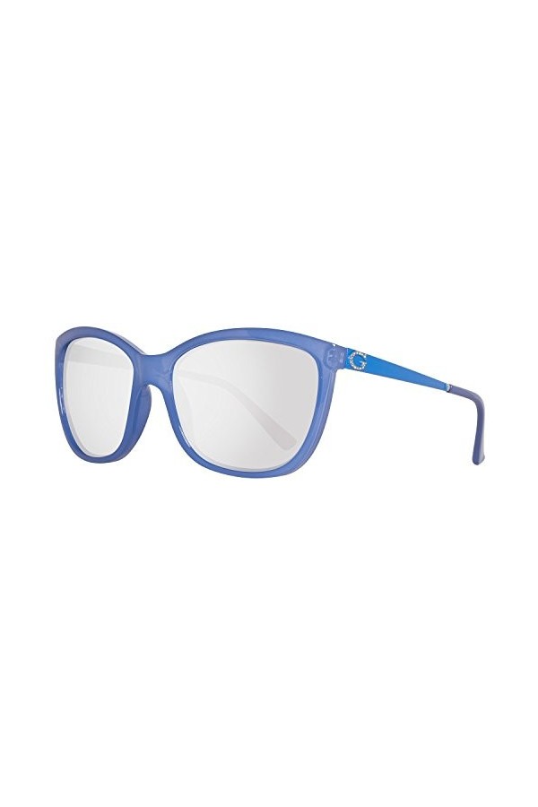 GUEX5 Sonnenbrille GU7444 5884C Montures de Lunettes, Bleu Blau , 58 Femme