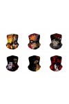 NCTCITY 6 Paquet Écharpe Magique Multifonctionel Magic Balaclava 3D Bandanas Couvre-Chef Sans Coutures Bandeaux de Fitness Ca