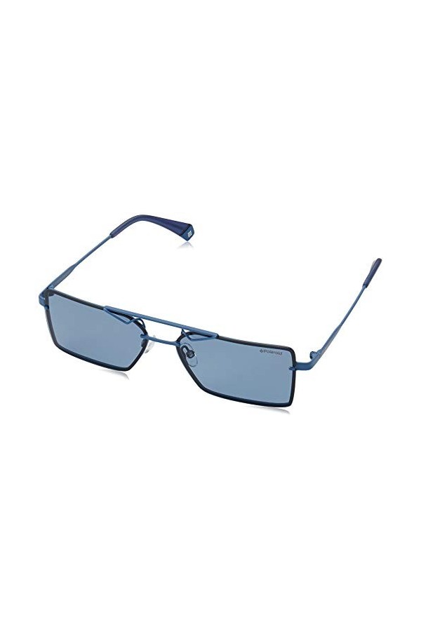 Polaroid PLD 6093/S Lunettes de Soleil, Bleu, 56 Mixte Adulte